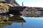 73  Nel Laghetto di Pietra Quadra con poca acqua ci si specchia ancora.